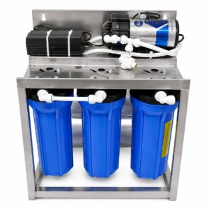 25 LPH commercial RO water purifier with stainless steel frame