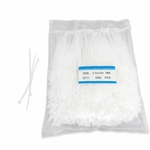 Mini Nylon Cable Ties 100mm x 2.5mm