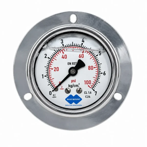 Industrial RO Pressure Gauge