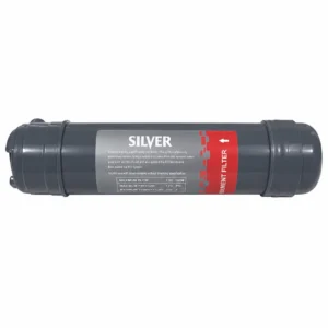 Silver Inline Sediment Filter