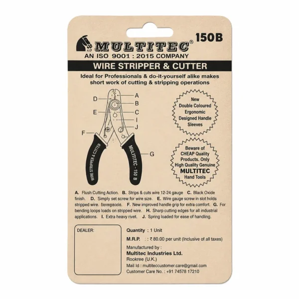 Multitec 150B Wire Stripper & Cutter