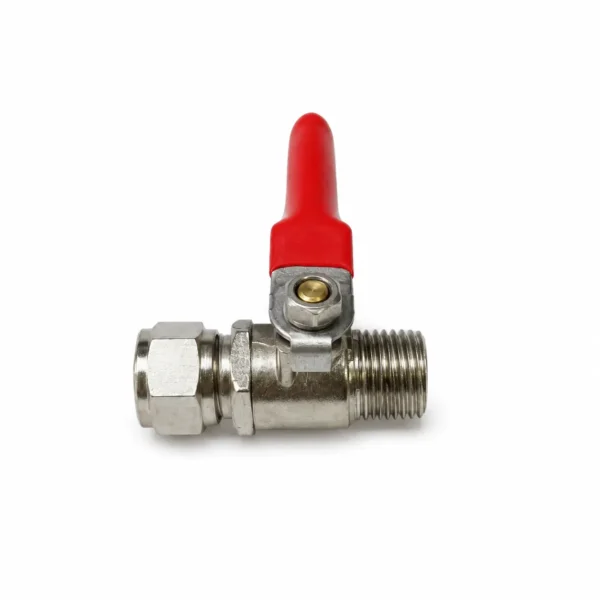 RO ball valve inlet valve with red handle