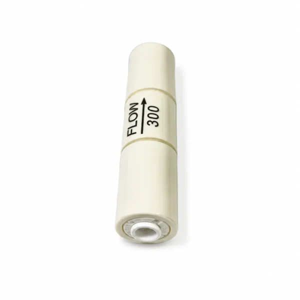 RO Flow 300 inline flow restrictor white plastic