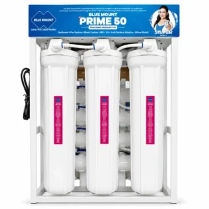 Blue Mount Prime 50 LPH RO Plant Silver Shakti Alkaline RO UV