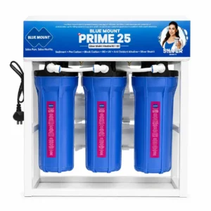 Blue Mount Prime 25 LPH RO Plant Silver Shakti Alkaline RO UV