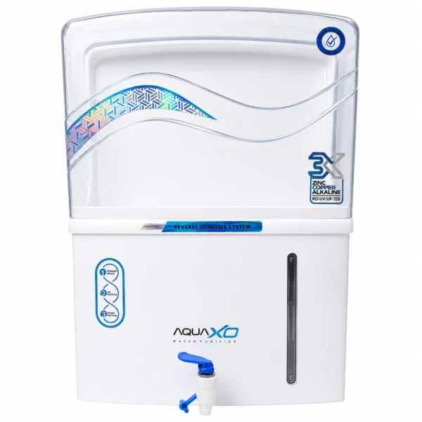 Aqua XO White RO Cabinet with Zinc Copper Alkaline Design