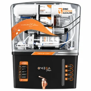OMEGA Pro+ Black RO Cabinet | Luxury Edition Zinc Copper Alkaline
