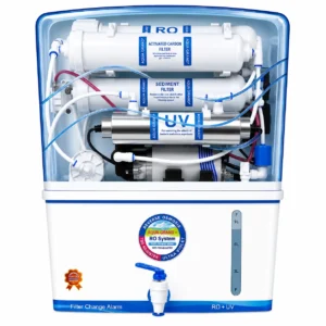 Aqua Grand Plus RO Cabinet White Blue RO UV Transparent Body