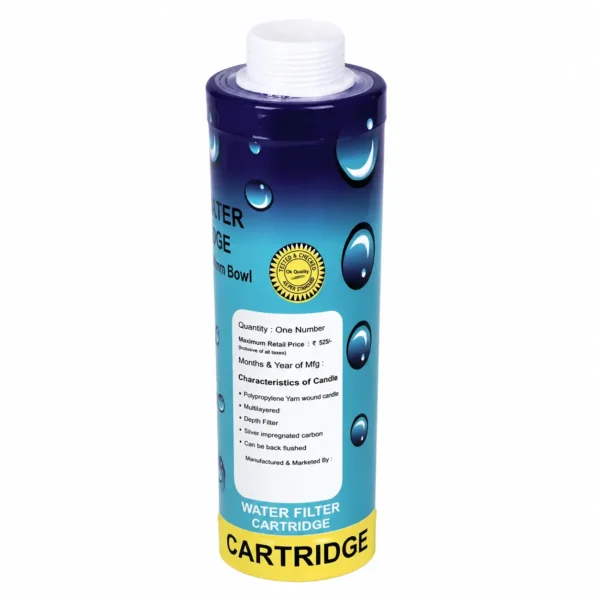 Candle water filter cartridge suitable for 250mm bowl