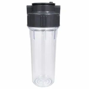 Transparent unbreakable 10 inch RO pre-filter housing