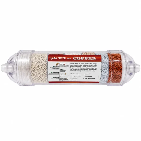 H2AAA Alkaline Filter with Copper for RO Water Purifier
